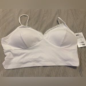 Womens padded crop top